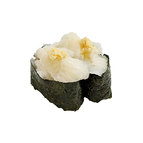 えんがわ軍艦山わさび添え（山わさび入り）