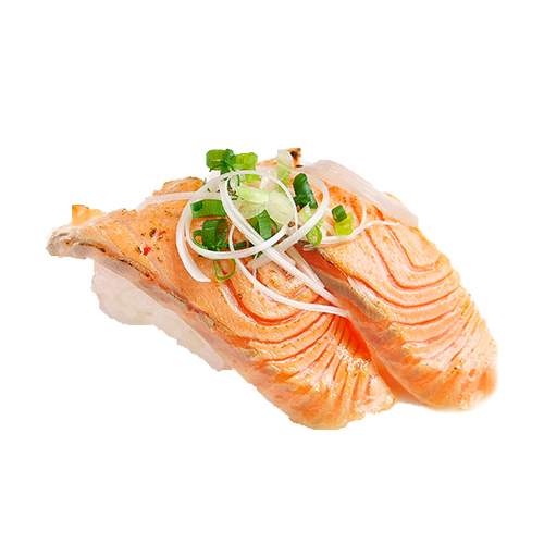 炙りサーモン　わさび抜き