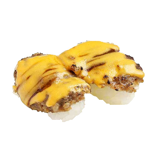 炙りチーズハンバーグ　わさび抜き